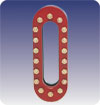 Obround Weld-On Sight Glass for Level Indication
